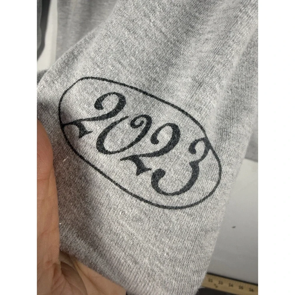 Taylor Swift Eras Tour Sweatshirt 2023 Grey Sweater Official Women's XL Crew